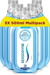 Sensodyne Mouthwash for Sensitive Teeth 5 x 500ml - Picture 1 of 5
