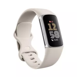 Fitbit Charge 6 Activity Tracker Porcelain / Silver Alum_ Excellent Condition - Picture 1 of 14