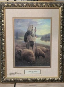 SIGNED GREG K OLSEN. I Am The Good Shepherd. - Picture 1 of 5
