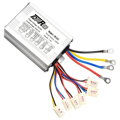 Controlador de velocidad 1000W DC48V para scooter mini bicicleta eléctrica cuádruple motor eléctrico Go Kart Foto 1 de 4