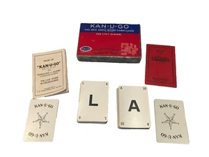 VINTAGE KAN - U - GO CARD GAME FOR 2 TO 7 PLAYERS WITH INSTRUCTIONS SEE PICTURES - Picture 1 of 6