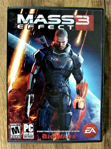 EA Games 2012 Mass Effect 3 PC DVD-ROM juego completo juego de 2 discos conjunto - Imagen 1 de 3