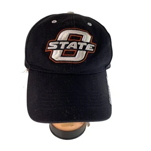 OSU Cowboyhut Oklahoma State Strapback 47 Marke schwarz bestickt 90er 2000er - Bild 1 von 8