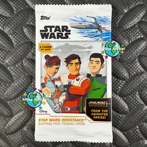 Topps Star Wars Resistance 2019 paquete de 6 cartas sellado posibles éxitos compra más y ahorra $ - Imagen 1 de 3
