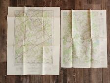 2 Vintage Orr Lake, Ontario, Canada Topographic Maps