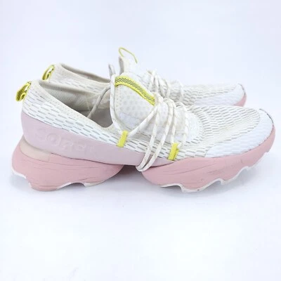 Sorel 女式 Kinetic Impact 蕾丝鞋白色/橡皮擦粉色 8.5M 码美国  — 第 1/4 张图片