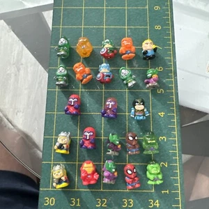 Squinkies Lot Marvel Spider-Man Fantastic Four Hulk Thor Iron Man Wolverine - Picture 1 of 4