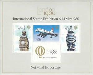 Londres 1980 - Hoja de exposición House of Questa  - Imagen 1 de 1