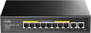 Cudy 8 Port Gigabit PoE Switch, 120W PoE Budget, 8 10/100/1000Mbps PoE+Ports - Picture 1 of 7