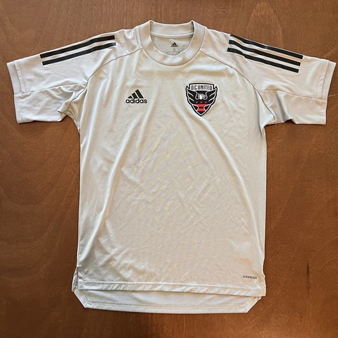 Adidas DC United Warm Up Soccer Jersey MLS Sz. SM Cover