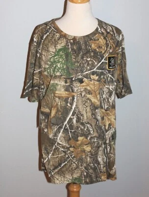 Mens New Large Realtree Short Sleeve Camo Shirt Scent Control NWT Hunting - Image 1 of 4