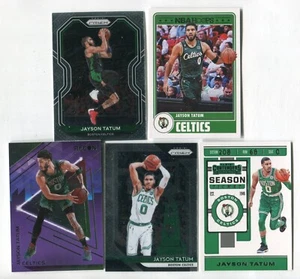 Lote de 5 tarjetas coleccionables de baloncesto Jayson Tatum BOSTON CELTICS (Lote 6) - Imagen 1 de 1