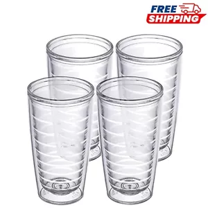 BPA-Free Insulated Tumblers, 16 Oz Clear Reusable Cups Perfect for Hot & Cold - Picture 1 of 10