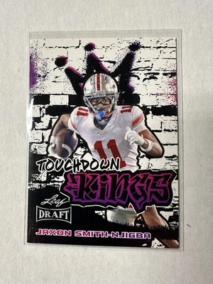 Jaxon Smith-Njigba RC 2023 Leaf Draft Touchdown Kings #97 Seahawks HOT! - Image 1 of 2