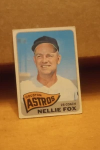 Topps NELLIE FOX 1965 Houston Astros #485 - Imagen 1 de 11
