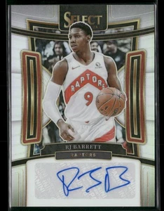 2023-24 Select Basketball RJ BARRETT Silver Auto /125 #SS-RJB RAPTORS U951 - Picture 1 of 3