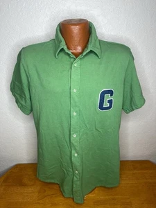 Camisa Para Hombre Zara Calce Relajado S/S Botón Frontal Grande L - Verde - Algodón - Imagen 1 de 5