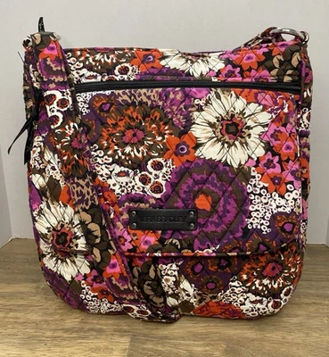 Bolso Bandolera Vintage Vera Bradley Doble Cremallera Palisandro Ver Descripción Foto 1 de 4