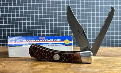 Official Scout Woodsman Lock back Knife Camilus No. 1068 - Image 1 of 4