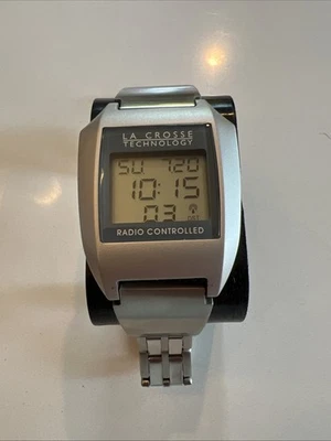 Reloj atómico radiocontrolado La Crosse Technology WT-966 FUNCIONA MUY BIEN Foto 1 de 4