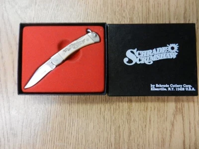 NUEVO EN CAJA Cuchillo Schrade Scrimshaw 511-SC Bloqueo Trasero con Caja 2 1/4" Cerrado Sin Usar Foto 1 de 3