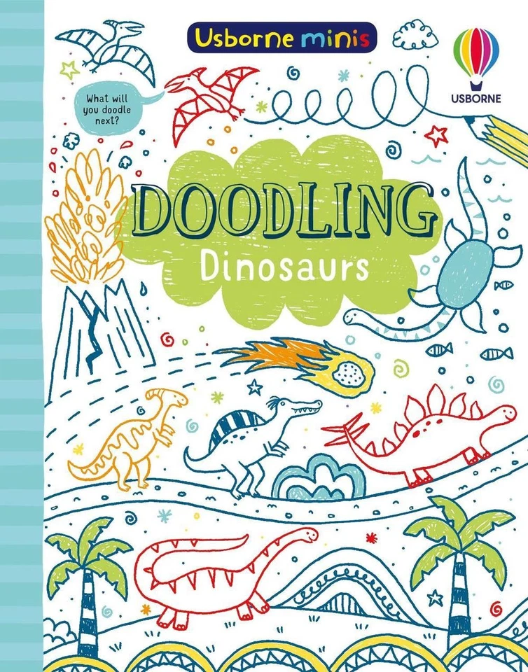 Doodling Dinosaurs by Simon Tudhope (English) Paperback Book - Image 1 of 1