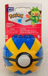 2022 Pokemon & Mega GROOKEY Poke Ball Character 32 Piece Building Block Set - Picture 1 of 5