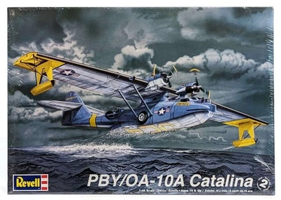 1/48 SCALE REVELL PBY/OA-10A CATALINA SEAPLANE /AIRPLANE 85-5617 FACTORY SEALED - Image 1 of 4