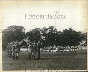 Press Photo Mayor James J.Walker of N.Y. review West Point Military Cadets. - Picture 1 of 2