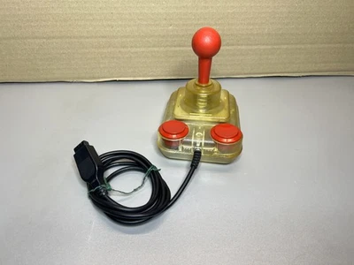 Competition Pro Joystick gelb / transparent Amiga & Atari, C64 ! TEXT LESEN ! - Bild 1 von 4