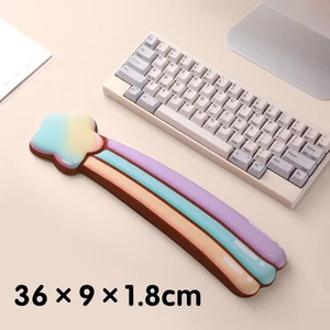 Stern Rainbow Maus Handgelenk Padhalter Keyboard Hand ruht Handgelenk Polster - Photo 1/16