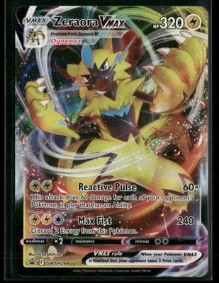 SWSH: Sword & Shield Promo Cards #SWSH264 Zeraora VMAX - Image 1 of 2