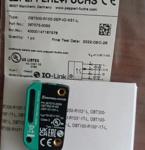 1PC New OBT300-R100-2EP-IO-V31-L 267075-0059 Laser diffuse reflection sensor - Picture 1 of 4