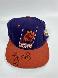NBA Phoenix Suns Basketball Hat Signed Kevin Johnson Officially Licensed - Picture 1 of 12