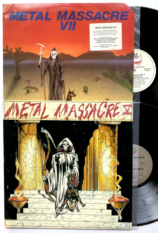 METAL MASSACRE NWOBHM OVERKILL METAL CHURCH HELLHAMMER VOIVOD OMEN FATES WARNING - Image 1 of 4