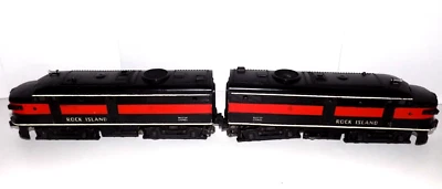 LIONEL TRAINS 2031 ROCK ISLAND AA ALCO DIESEL LOCOMOTIVE SET - TESTED - Image 1 of 4