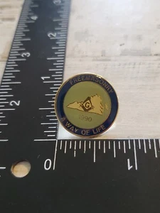 "A Way of Life"" Masónico Pin Masónico De Colección Masonería "A Way of Life"" Tx - Imagen 1 de 2