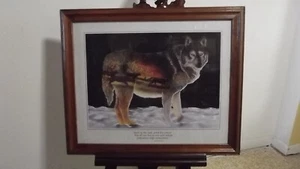 "Indian Prayer "by D L Valdes artist 1992 signed framed - Picture 1 of 5