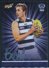 2016 AFL Select Footy Stars Excel Parallel #EP80 Mitch Duncan Geelong