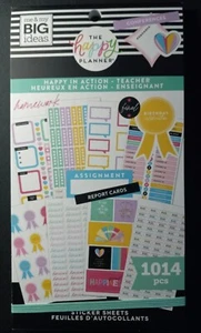 The Happy Planner 'Happy In Action' Planning Sticker Sheet Book Set (1014 Pcs) - Picture 1 of 5