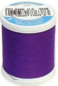 Coats & Clark ~ Dual Duty All Purpose Thread, 125 yd ~ (S900-9238 - Deep Purple) - Picture 1 of 1