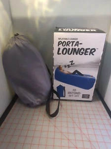 Porta Lounger Inflates 10 Second Set Up 6.5' L Portable + Bag - Picture 1 of 2