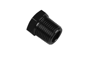 Adapter 1 NPT Hex Head Socket Blanking Plug Bung Blocker Male Fuel Oil Black - Picture 1 of 8