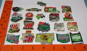 LOT OF 20 DIFFERENT LAPEL PIN = Bobby Labonte # 18 Pins NASCAR shreck coca cola - Picture 1 of 21