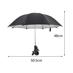 Camera Umbrella Hot Shoe Mount Sunshade Rainy Holder Clip for Video Photography
