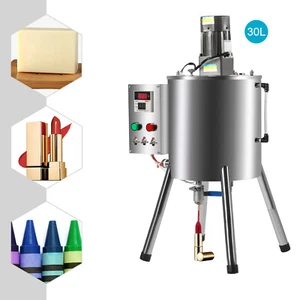 Stirring Tank Lipstick Paste Filler 30 Liter 8Gal Heating Mixing Filling Machine - Picture 1 of 18