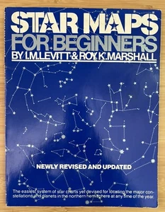 Star Maps For Beginners By I.M. Levitt & Roy K. Marshall 1980 Astronomy - Picture 1 of 4