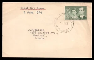AUSTRALIA 1954 Sc 269 Royal Visit FDC First Day Cover - Picture 1 of 1