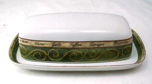 American Atelier Bouquet Garni 5011 Bedeckt Butterdose Ausgezeichneter - Picture 1 of 7