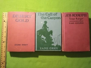 3 Vintage Western Romane - von Zane Grey und Dane Coolidge - Bild 1 von 12